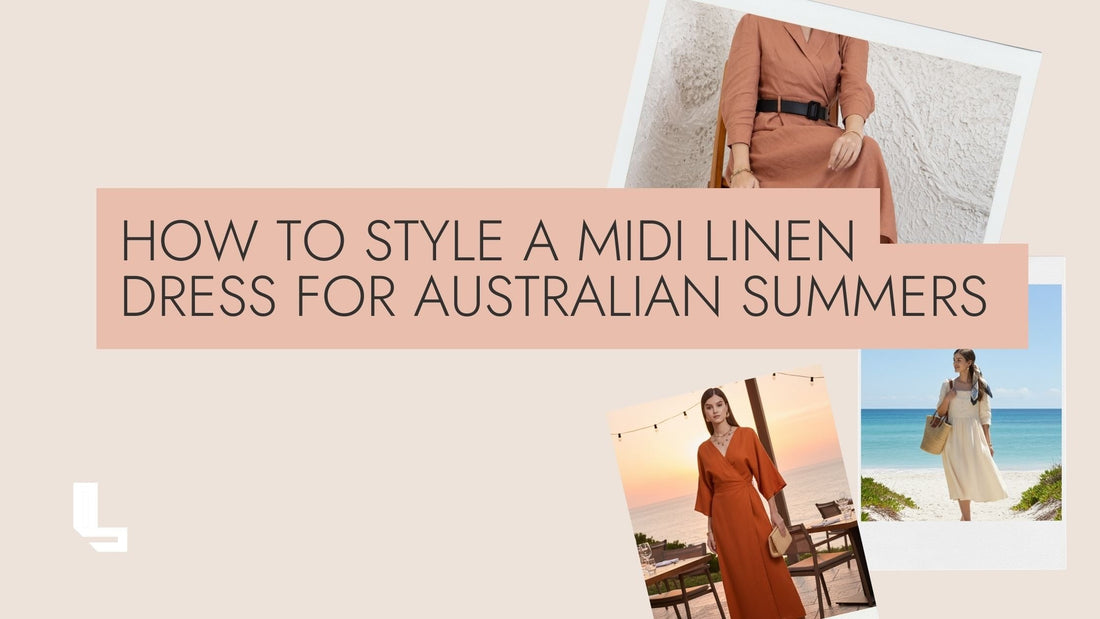 Midi Linen Dress for Australian Summers